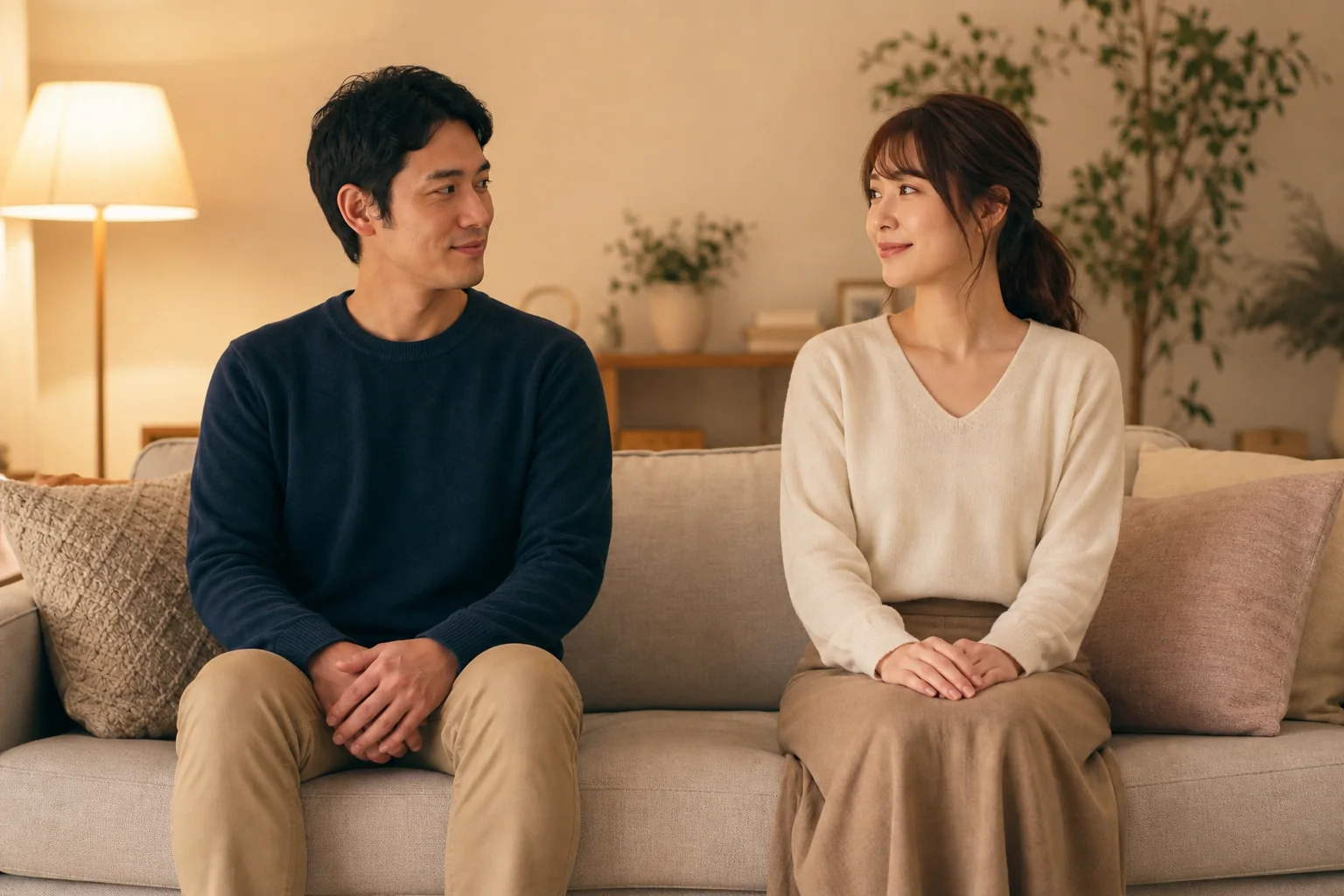親密さについて話す二人