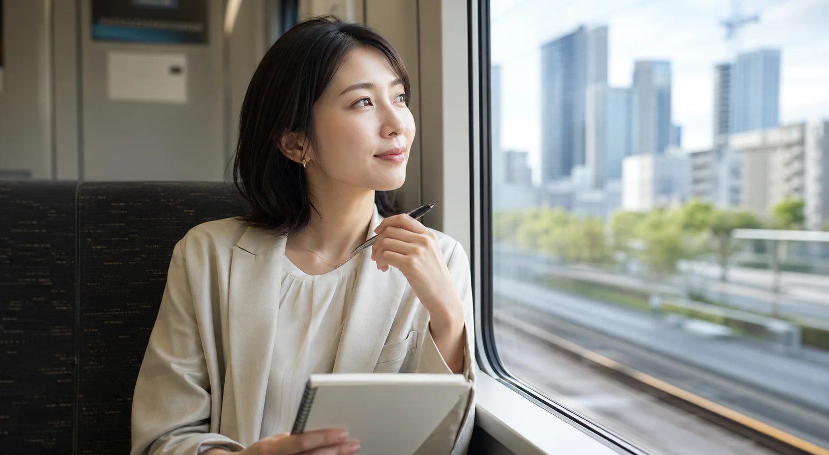 品川から相談を考える女性